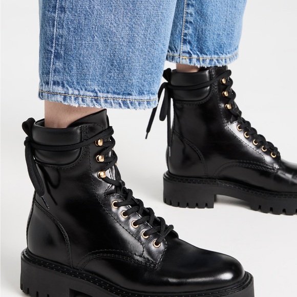 LAST Camesha Combat Boot (Leather) - Picture 5 of 15